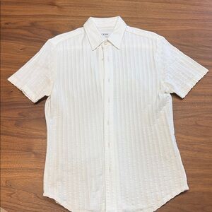 Men's White Short Sleeve Shirt